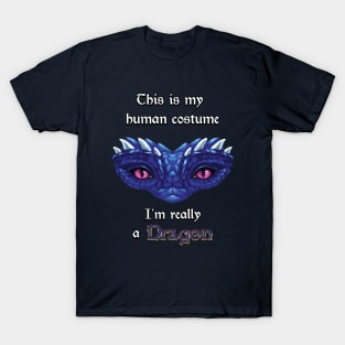 I'm really a Dragon - blue T-Shirt